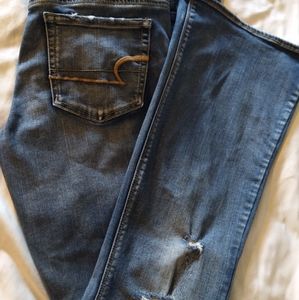 PANTS AMERICAN EAGLE SIZE 10  AND COLOR 10 BLUE